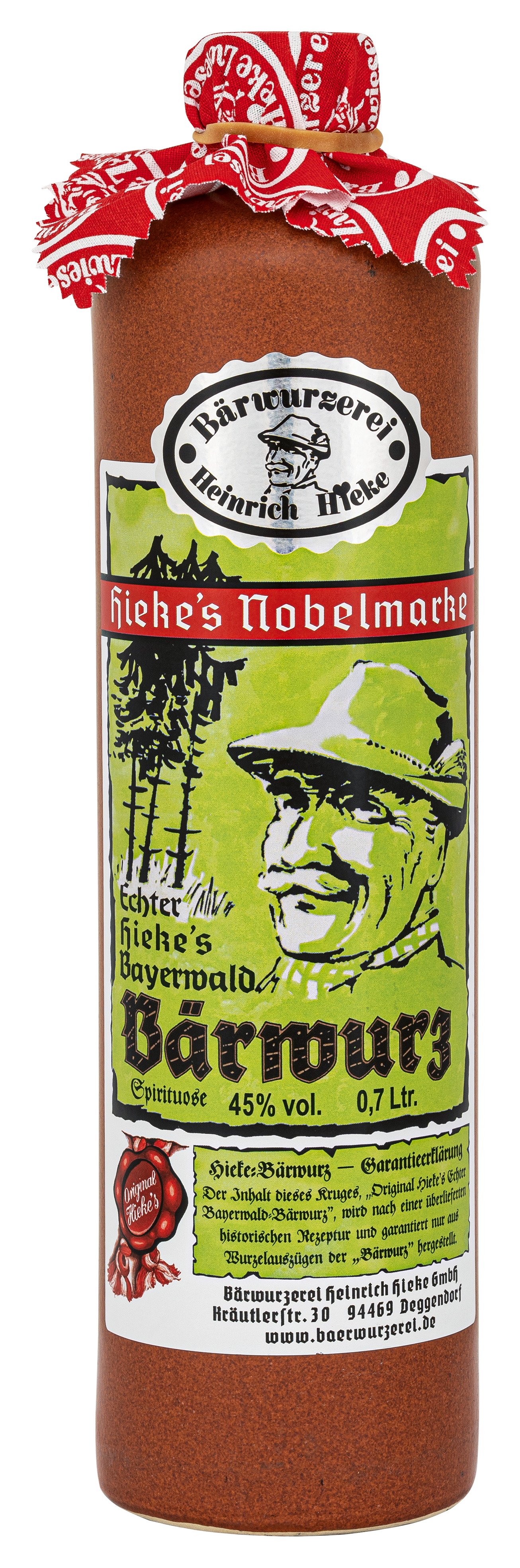 Echter Hieke Bärwurz 45 % vol.